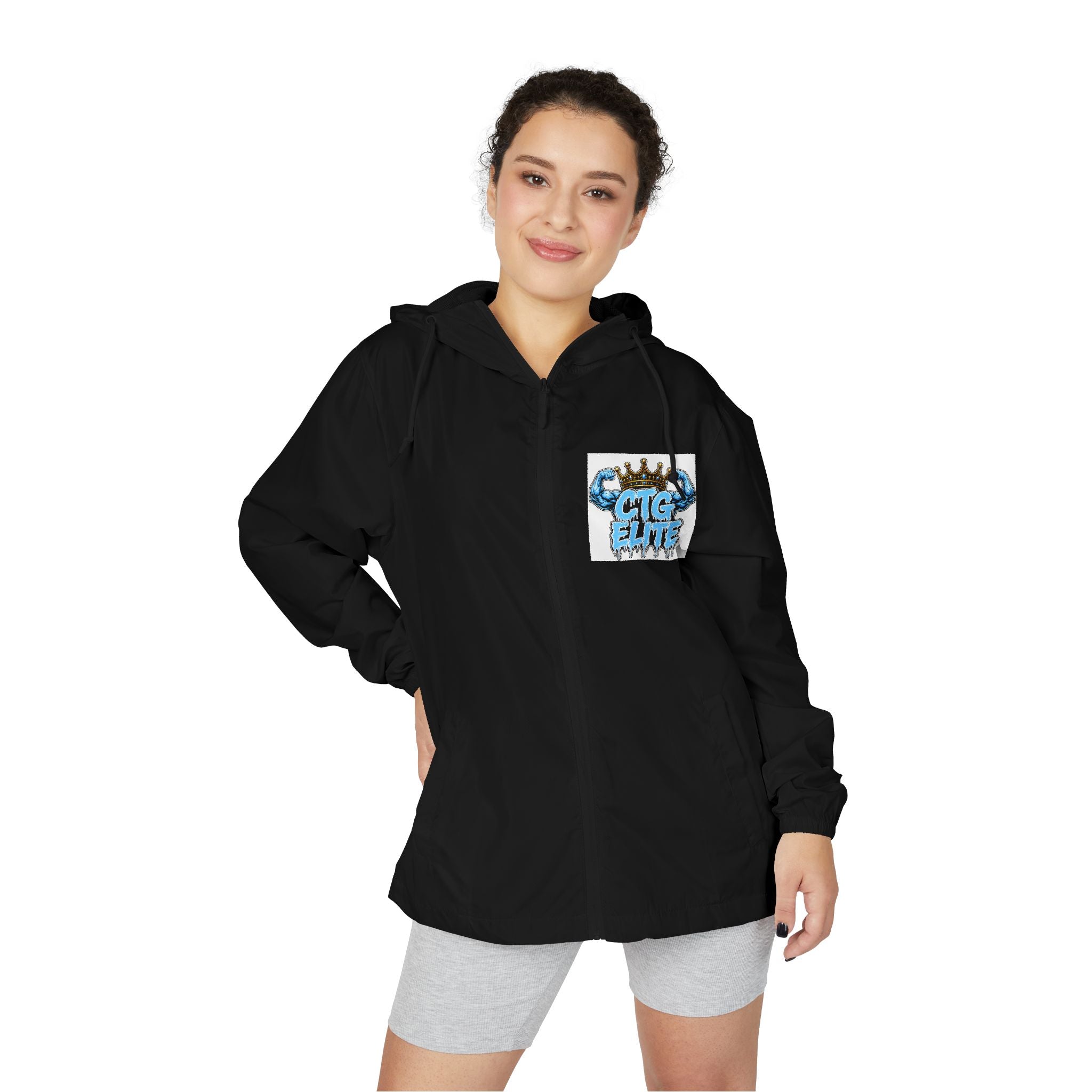 Unisex Full-Zip Windbreaker Jacket
