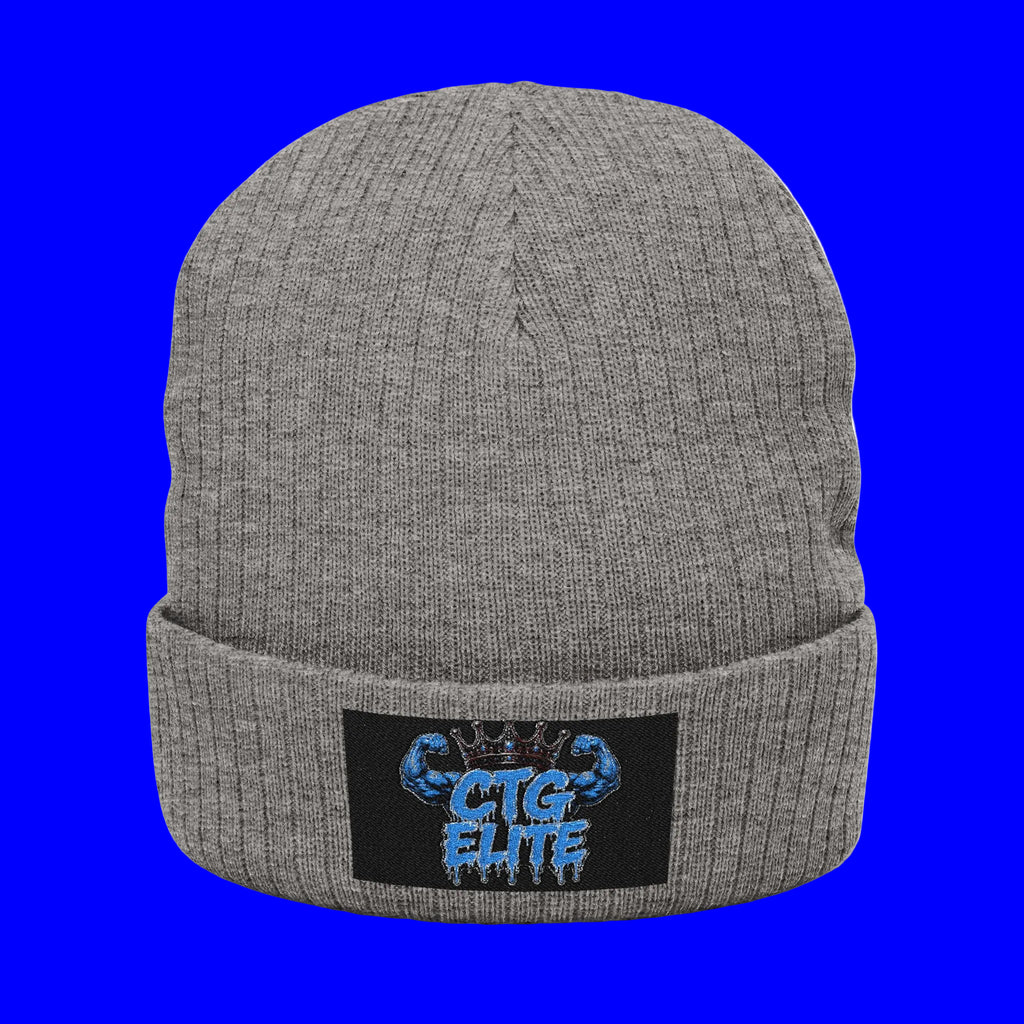Copy of Ribbed Knit Beanie (Embroidery)